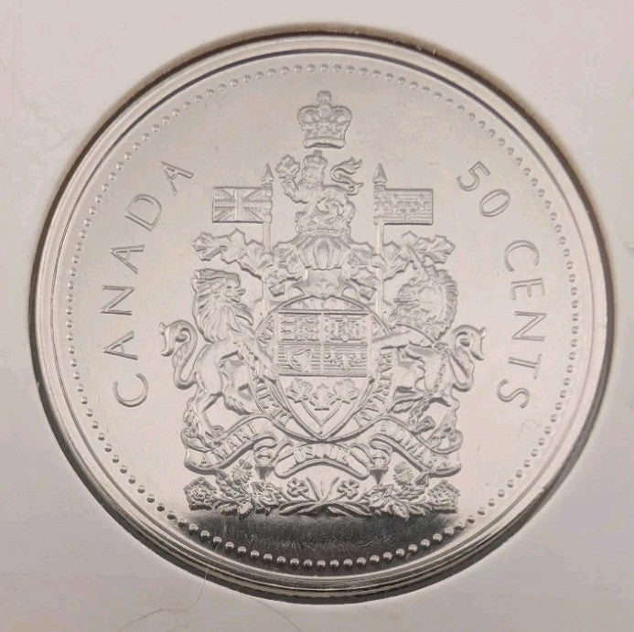 Canada 2002-p 50-cent Coat of Arms (Regular) NBU Proof-Like0