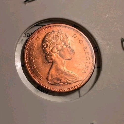 Rare Canada 1965 BU Small Cent Penny.1