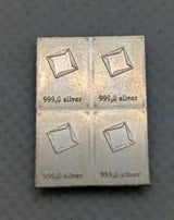 4 x 1 Gram .999 Fine Silver Bar - Valcambi Suisse CombiBar piece - UNC - NumisFind