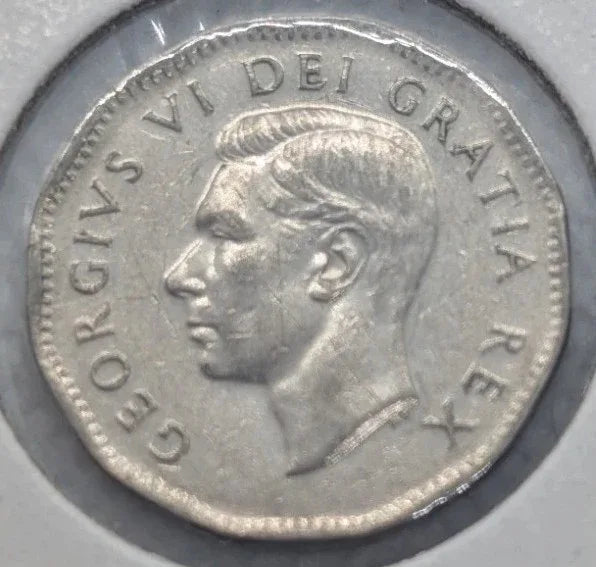 1951 Canada 5 Cent George VI Canadian Nickel Coin Five Cents - Lightly Circ - NumisFind
