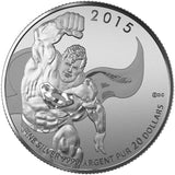 2015 Canada SUPERMAN DC Comics - $20 for $20 - .999 Fine Silver Coin0