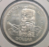 1958 Canada Silver Dollar - British Colombia - Elizabeth II - 0.8 Silver - Unc - NumisFind