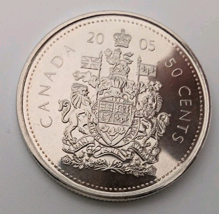 2005P  Canada 50 Cent - Half Dollar -  BU - Uncirculated0