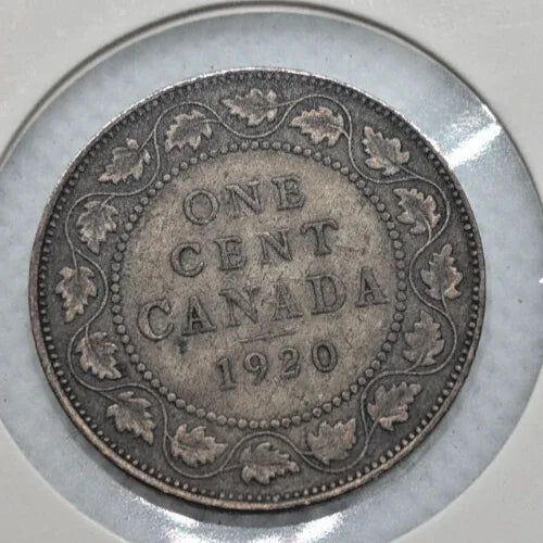 CANADA - 1920 Large Canadian 1 Cent Penny - F-15 - SHIPPING LOW COST - NumisFind