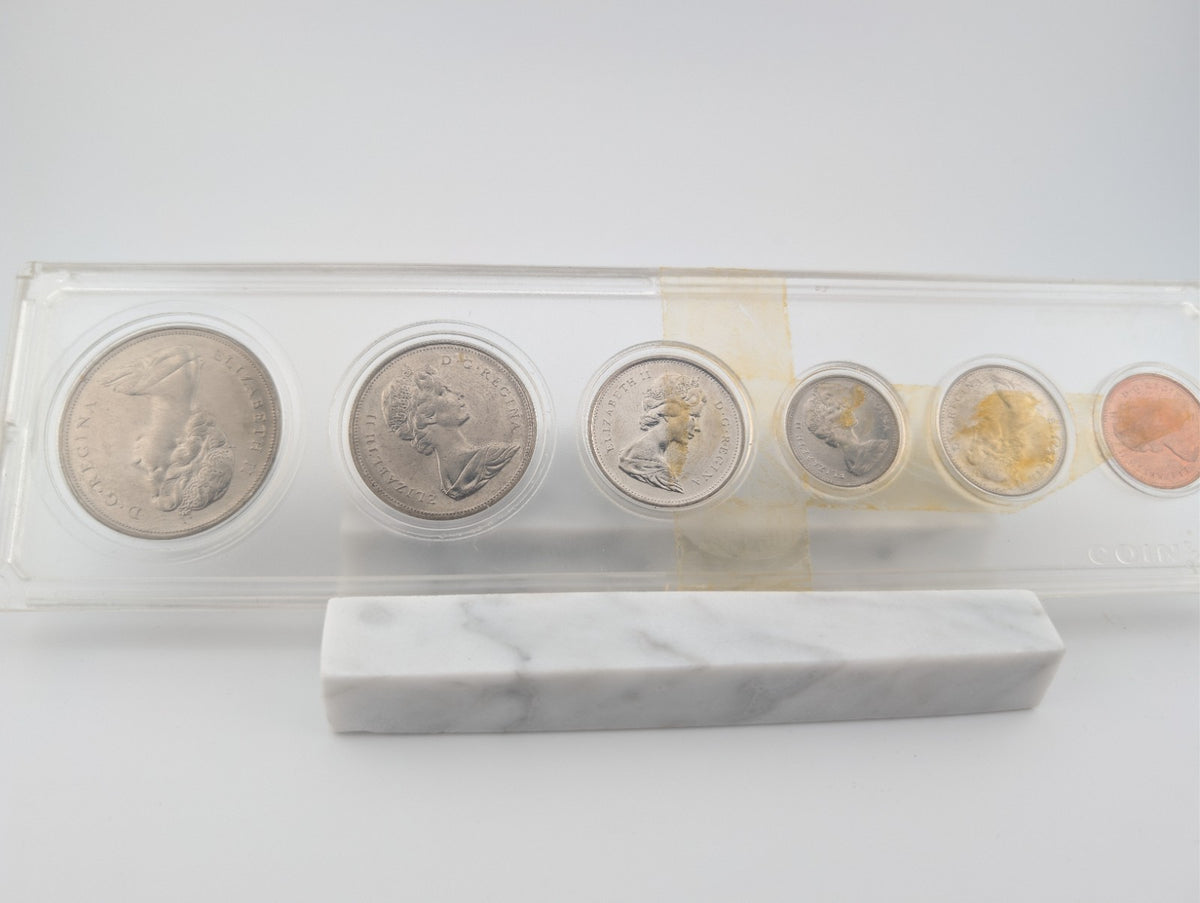 1971 Canada 6 Coin Original Set - British Colombia Dollar coin1
