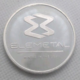 1 oz 999 Silver Round By Elemental Mint - US Refinery - 47 Ag Silver 107.86820