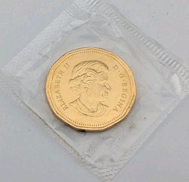 PL BU UNC Canada 2005 $1 dollar loonie coin mint sealed1