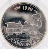 Coin Only 1999 25c June From Coast to Coas Millennium Proof Sterling Silver Coin0