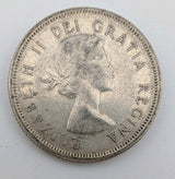 Canada 1963 25 Cents 25c Canadian Caribou Quarter Coin - 80% Silver - ASW .150oz1