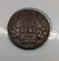 1924 Canada One Cent Coin - G4 - NumisFind