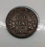 1924 Canada One Cent Coin - G4 - NumisFind