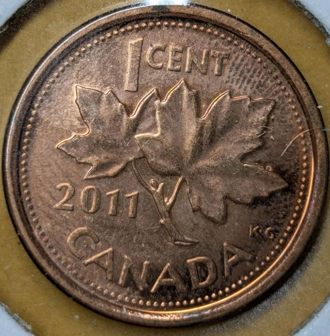 2011 MAGNETIC Canada one cent penny - AU - NumisFind