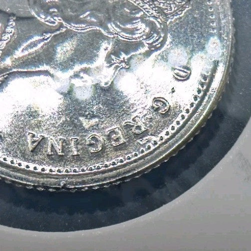 Mint error - Dbl Strike Trough Obv Canada 2000 W Rare Winnipeg Gem Mint 10 Cent5