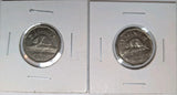 Lot of 1955, 1956 Canada Nickel Five Cents Coins. 5 Cents 5c - NumisFind