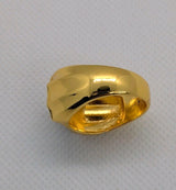 18k Gold Plated Ring, size 9,5 - Beautiful Cross Design - Faith And Strength 4