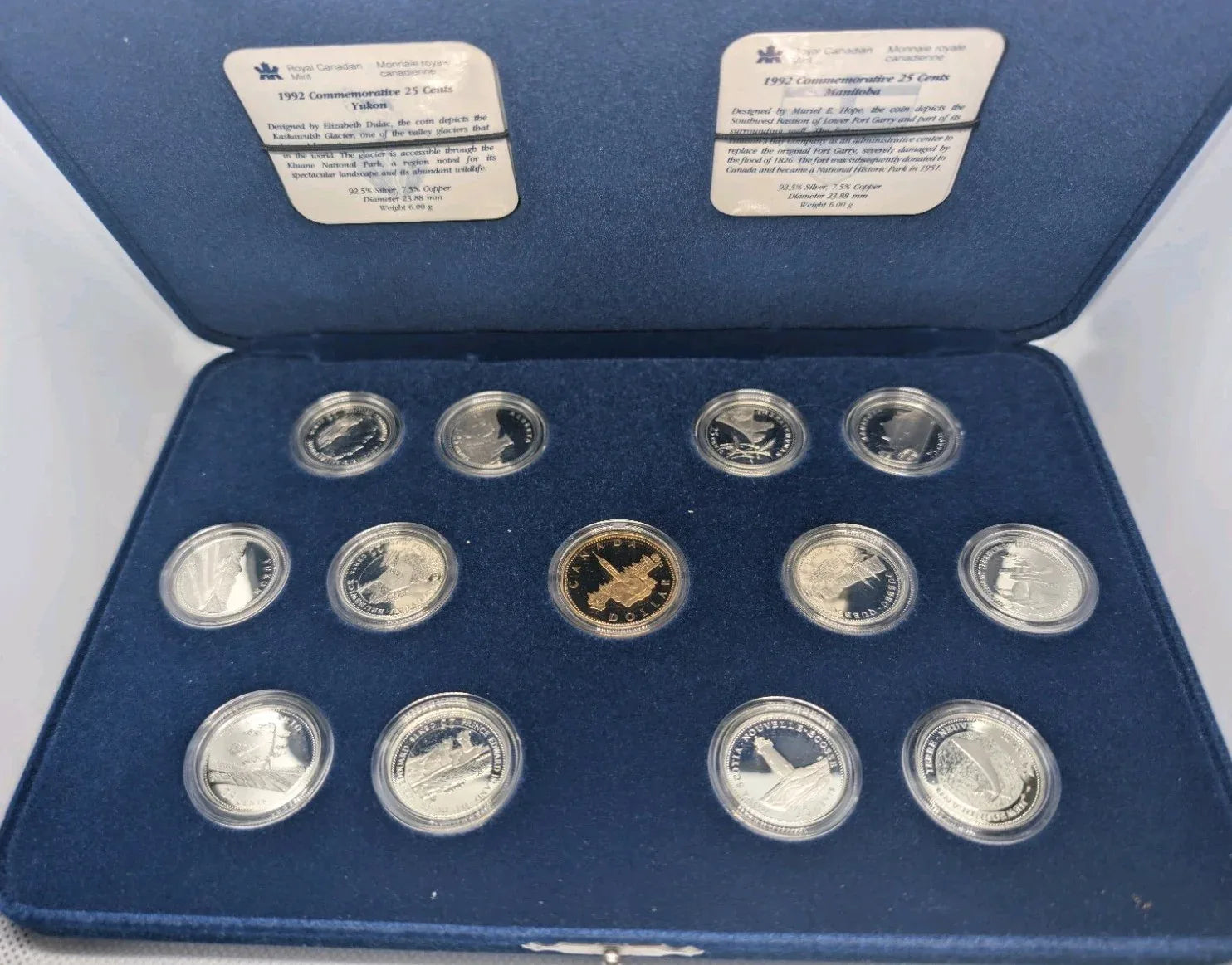 1992 Canada 125th Anniversary Silver 25 Cents Coin Quarter Set - NumisFind
