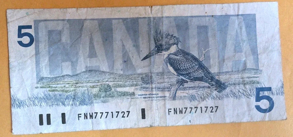 Canada 1986 5 DOLLAR NOTE CIRCULATED - NumisFind