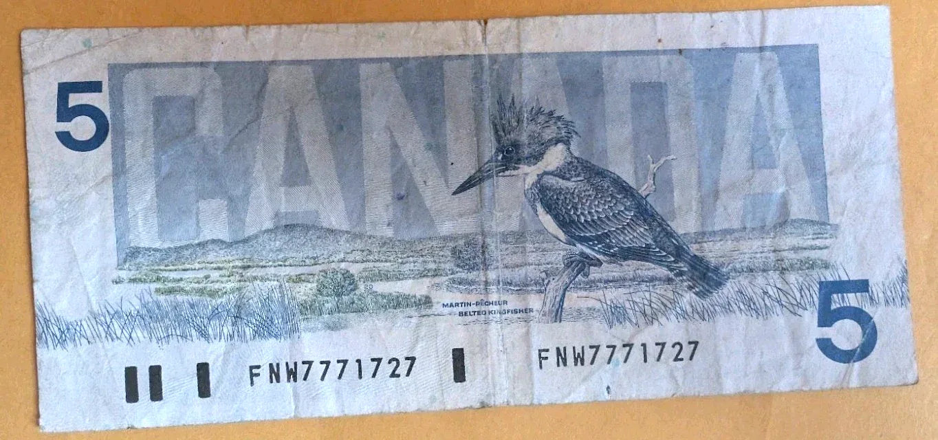 Canada 1986 5 DOLLAR NOTE CIRCULATED - NumisFind