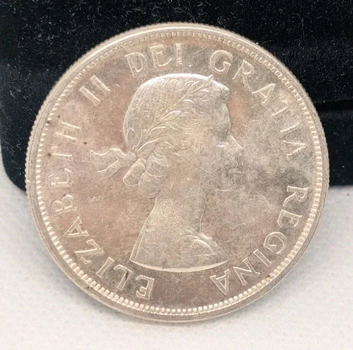 1960 80% Silver Canadian Canada Silver Dollar Circ - NumisFind