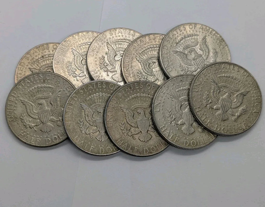 40% Silver Coin, 1x 1965-1969 Kennedy Half Dollar - Lightly Circ - NumisFind