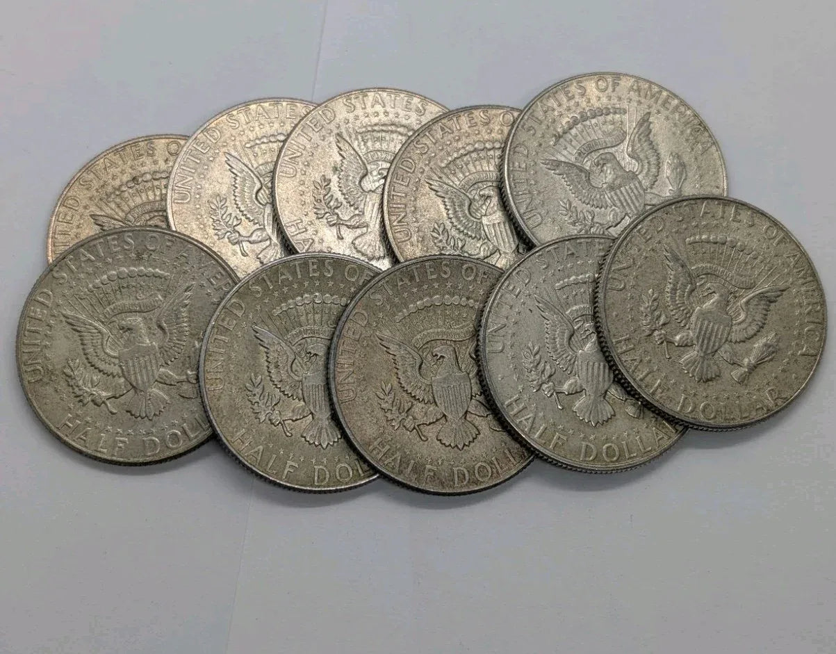 40% Silver Coin, 1x 1965-1969 Kennedy Half Dollar - Lightly Circ - NumisFind