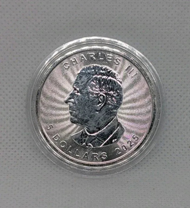 2025 Canada $5 Silver Maple Leaf Coin .9999 Pure 1 oz Fine Silver Bullion - NumisFind