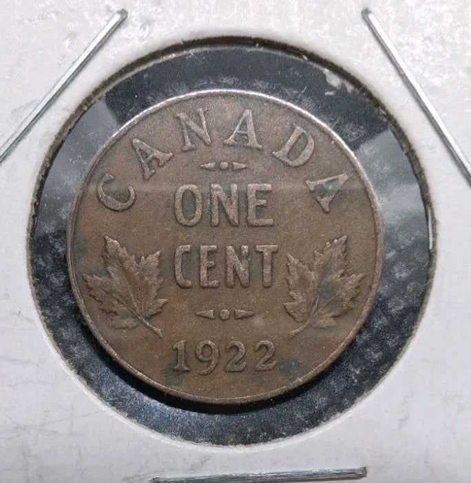 1922 Canada One Cent Circulated VG8 - NumisFind