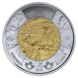 2015 Canada Remember : In Flanders Field Toonie Two Dollar $2 Coin M UNC Toon0