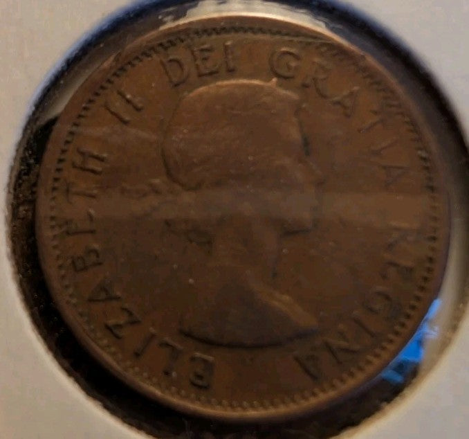 Lot Of 8 Circulated Canada 1 Cent Pre 1960 (G-VG Grade)3