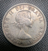 1957 Canada Silver $1 Dollar 0.8 Silver Coin1
