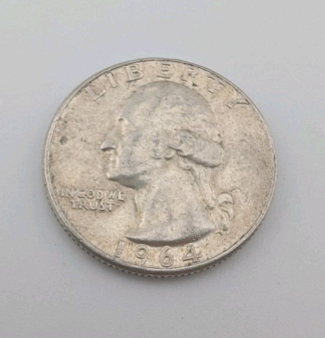 1964 25C Liberty Quarter Dollar Us Silver Coin Circ0