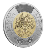 CANADA  2 DOLLAR COIN 1 NON-COLOURED 2023. 1952-2022 CENTENNIAL2