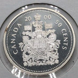 2000 Canada Proof 5c 10c 25c & 50c Silver Heavy Cameo Coins From RCM Set - NumisFind