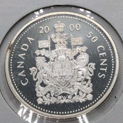 2000 Canada Proof 5c 10c 25c & 50c Silver Heavy Cameo Coins From RCM Set - NumisFind