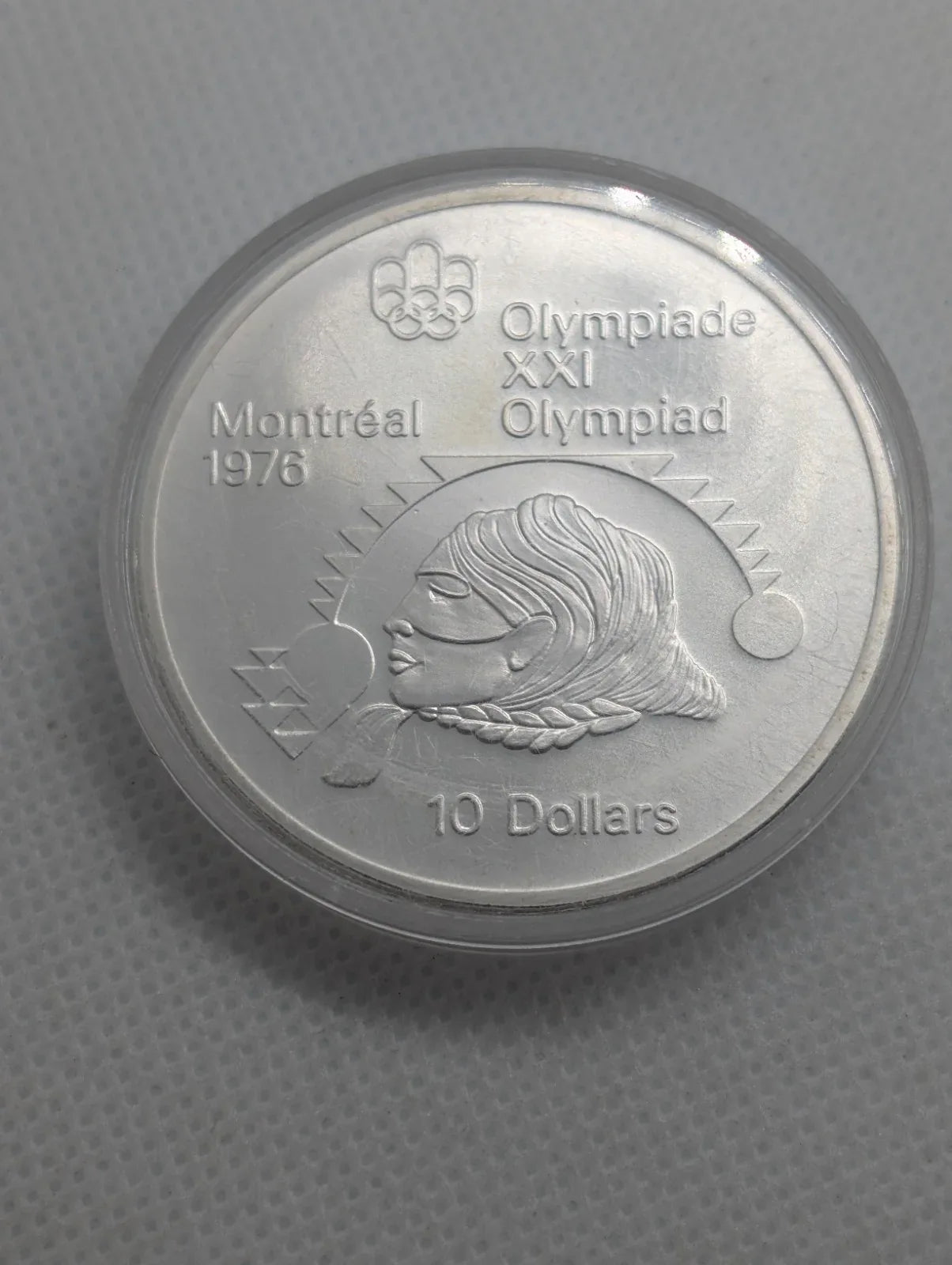 1975 $10 Canadian Canada Olympic Silver Coin - NumisFind