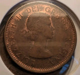 Lot Of 8 Circulated Canada 1 Cent Pre 1960 (G-VG Grade) - NumisFind