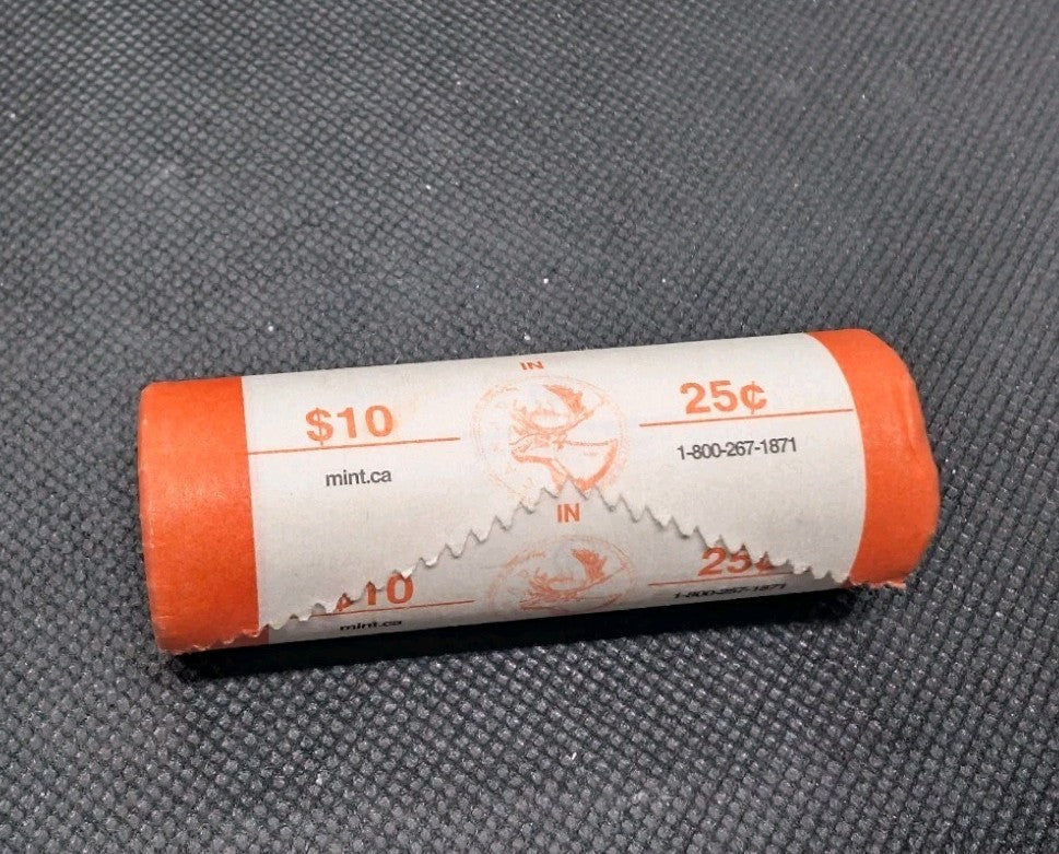 2007 RCM Canada 25 Cents Quarter Roll Ice Hockey Vancouver Olympics1