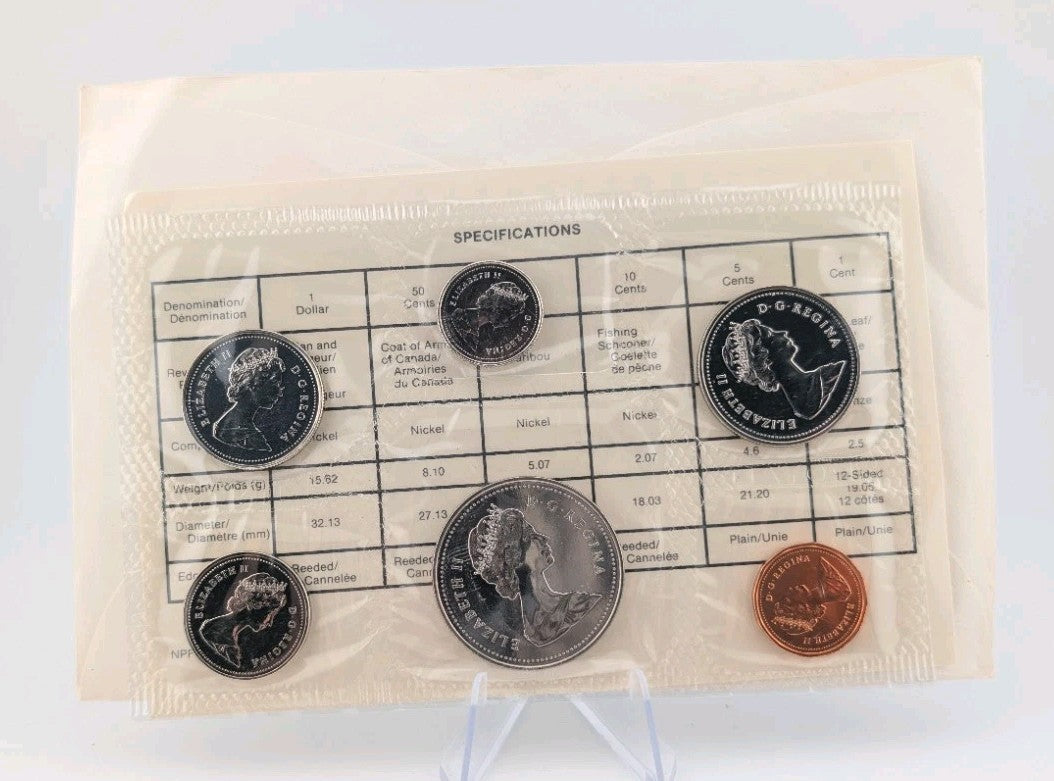 1987 Canada Prooflike PL set - 6 coins in orginal packaging and certificate1