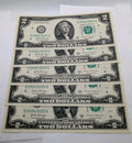 LOT 5 Consecutive Serial Number 2017 Two Dollar $2 Federal Reserve Banknote UNC - NumisFind