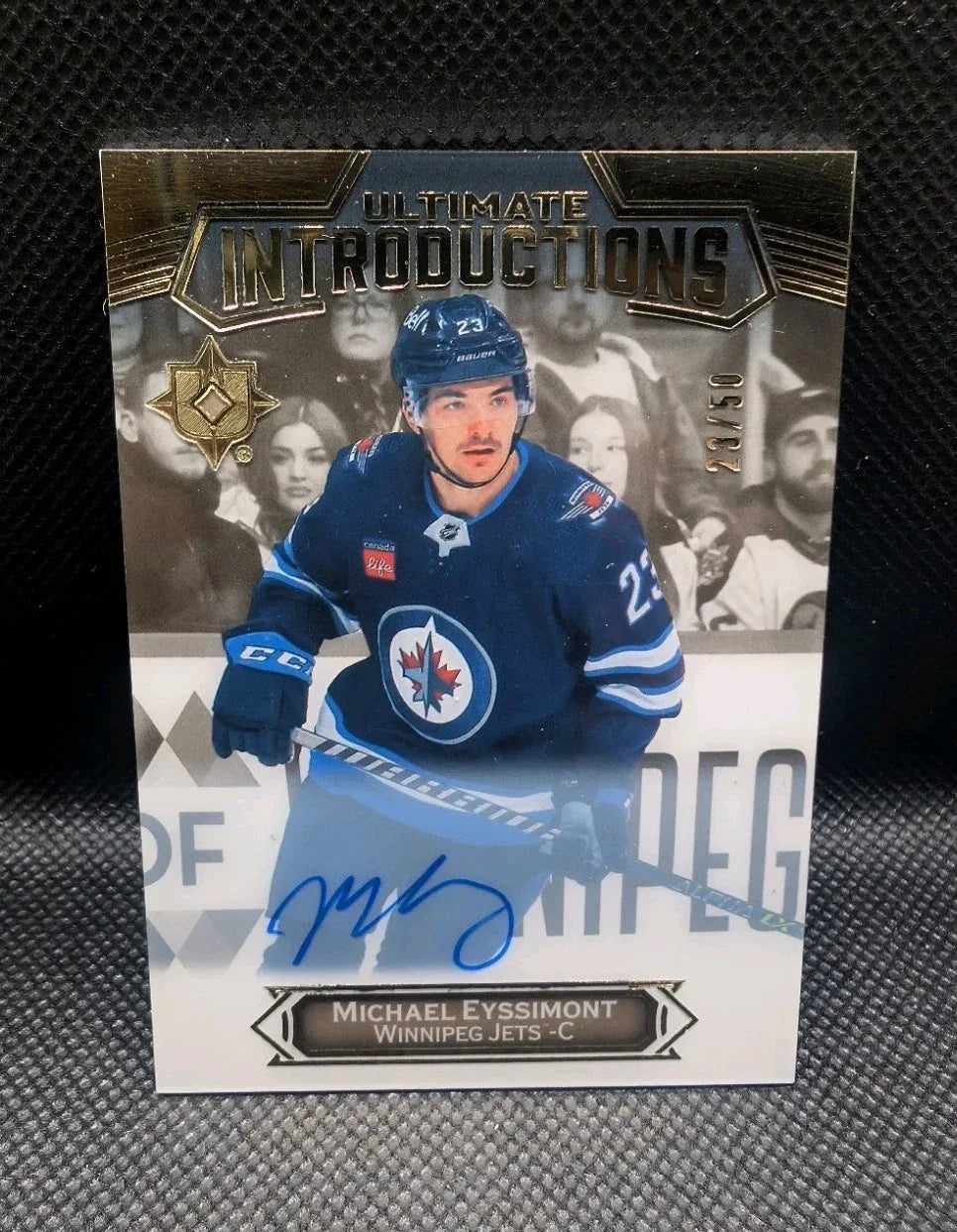 2022-23 Upper Deck Ultimate Introductions Michael Eyssimont #23 23/50!! Auto - NumisFind