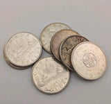 Canadian Silver Dollar Coins .800 $1 - 1 Coin Random Dates 1967 & Older0