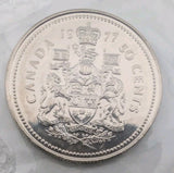 Canada 1977 50-cent Coat of Arms NBU (Proof-Like) Sealed in original cellophane0