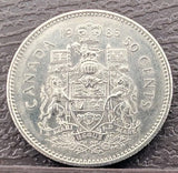 1986 Canadian Nickel Half Dollar 50 Cent Coin Canada0