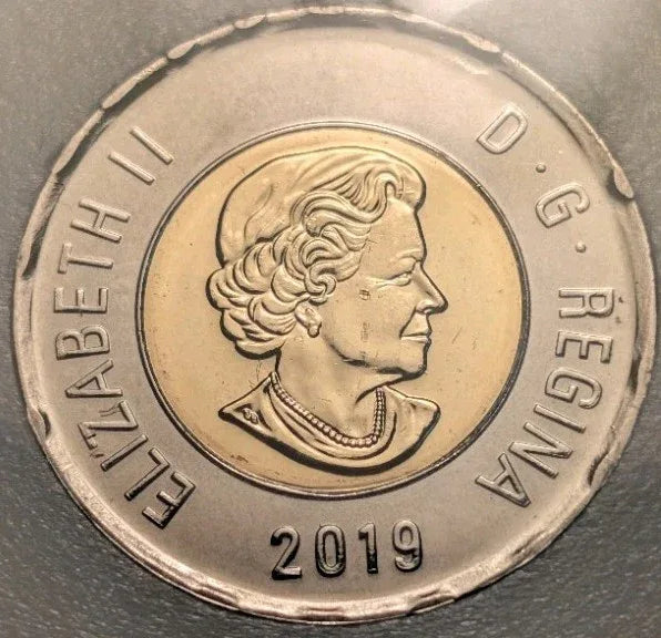 **MS-62** 2$ 2019 Toonie Graded KSA - PERFECT CONDITION - NumisFind