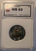 **MS-62** 2$ 2019 Toonie Graded KSA - PERFECT CONDITION - NumisFind