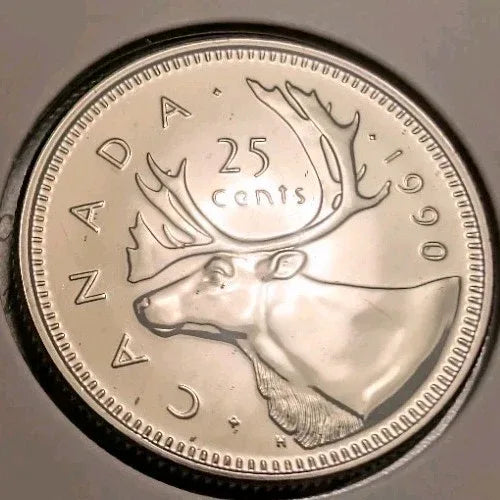 CANADA 1990 - 25 CENTS - QUARTER - FROM SPECIMEN SET - NumisFind