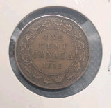 CANADA - 1912 Large Canadian 1 Cent Penny - G-40