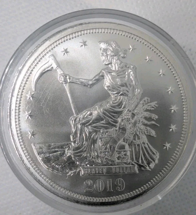 2019 Zombucks "SLAYED DOL" Currency of the Apocalypse 1 oz/999 Fine Silver Round - NumisFind