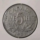 Canadian Nickels 3 Coin Lot 1927, 1928 + 1929(Die Crack ERROR On GEORGIVS) - NumisFind