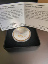 125th Anniversary of the Klondike Gold Rush: Panning for Gold - 1oz Pure Silver 4